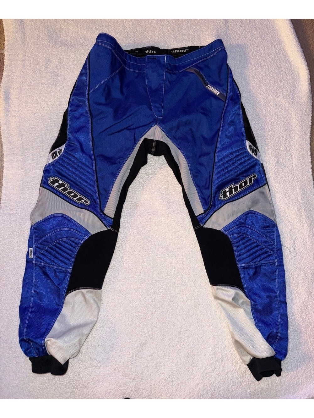 Title: Thor MX Motocross Racing Pants Blue Black White Size 40